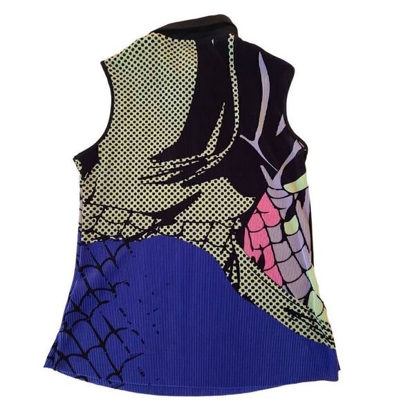 Jamie Sadock Womens Lightweight Golf Polo Sleeveless Top Multicolor Size Small - Picture 2 of 11
